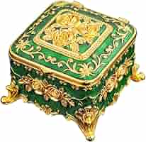 ジュエリーボックス　ヴィンテージ Amazon.co.jp: レトロ宝箱 アンティーク風 木箱 ヴィンテージ